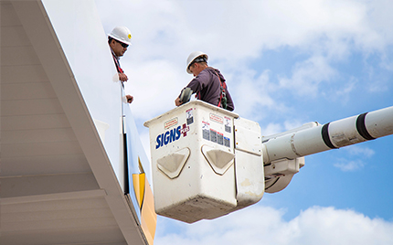 business sign repairs